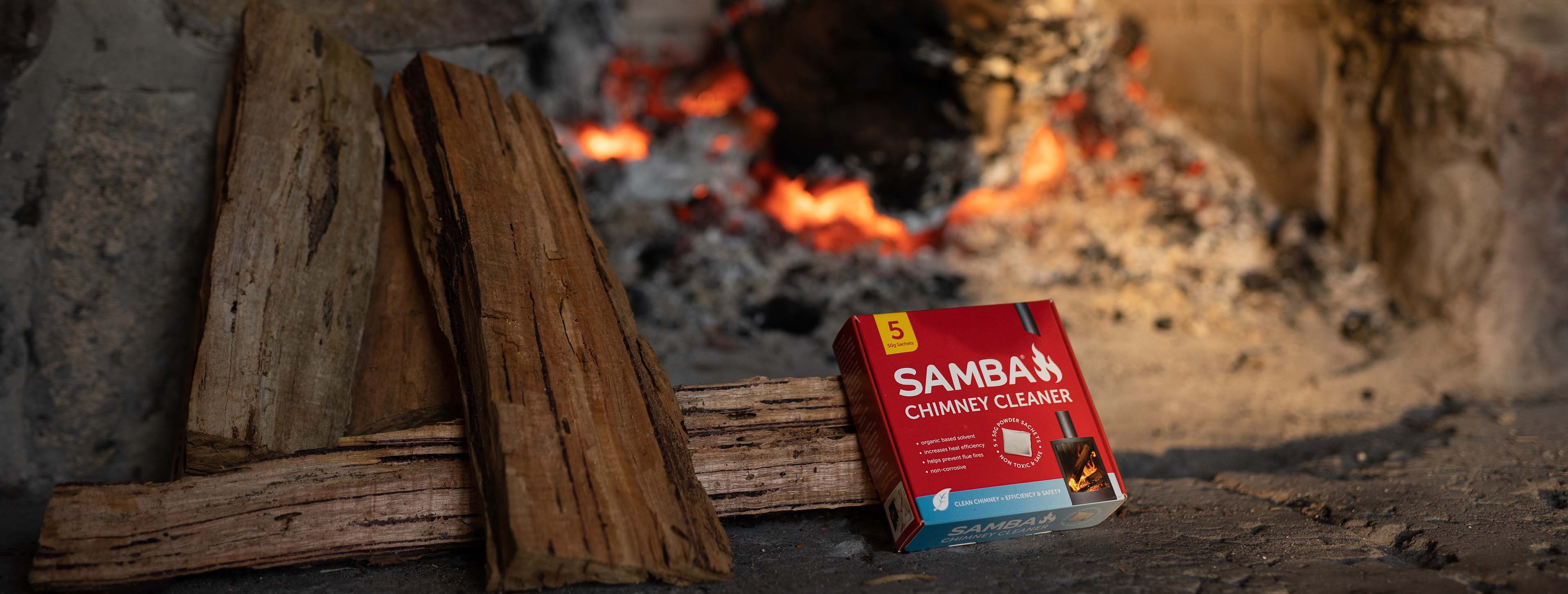 Samba has the Midas touch for chimney cleanliness with Chimney Cleaning Sachets
