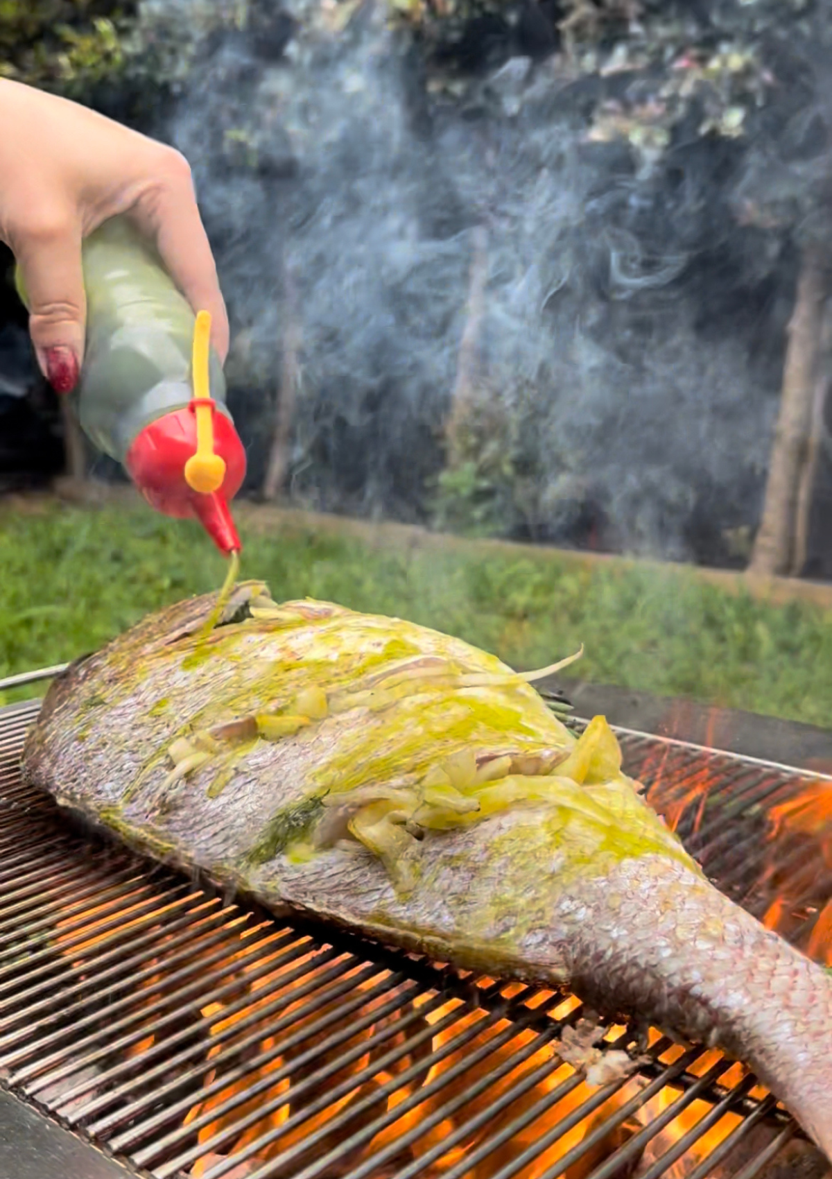 Grilled Snapper with Fennel and Lemon