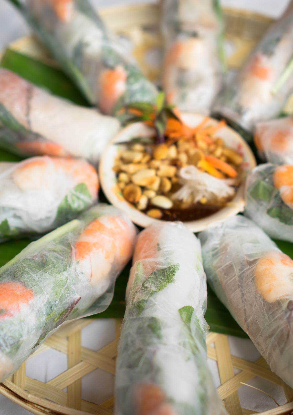 Easy Prawn Rice Paper Rolls